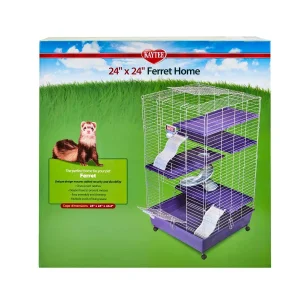 Kaytee My First Home 24 X 24 Multi Level Ferret With Casters