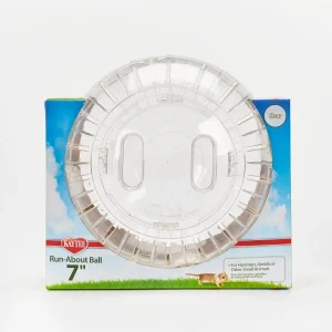 Kaytee Run-About Ball Clear With Bonus 7 Inches