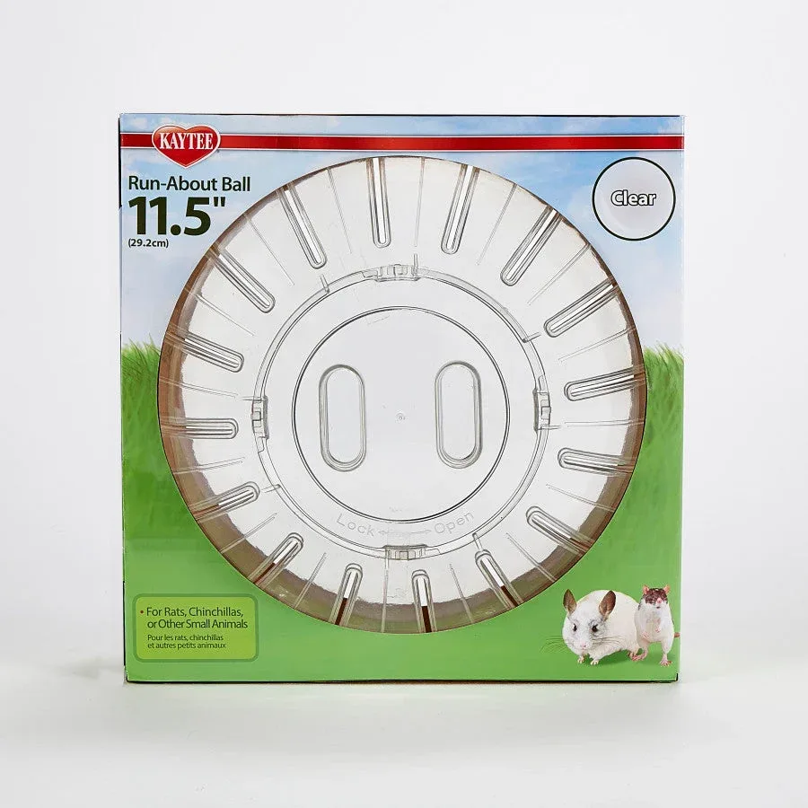 Kaytee Run-About Ball Giant Clear 11.5 Inches