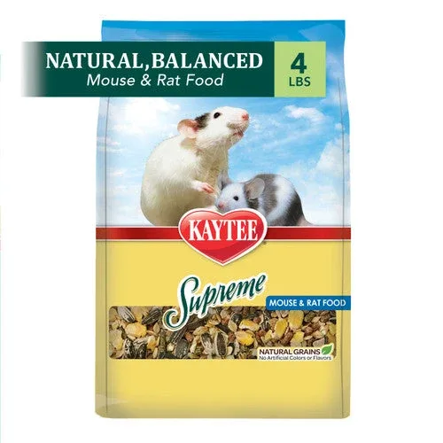 Kaytee Supreme Mouse and Rat Food 4 lb - Image 2