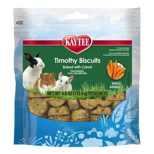 Kaytee Timothy Biscuits Baked Treat, Carrot, 4 oz - Image 2