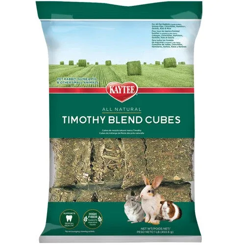 Kaytee Timothy Hay Blend Cubes 1 pound - Image 2