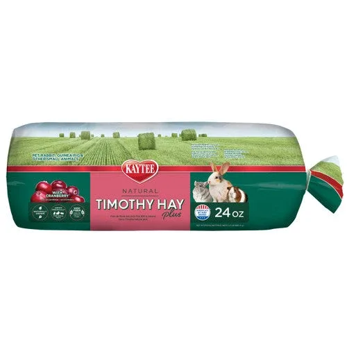 Kaytee Timothy Hay Plus Cranberries 24 oz - Image 2