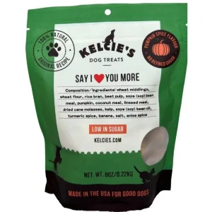 Kelcies Pumpkin Spice Dog Treats 8 Oz