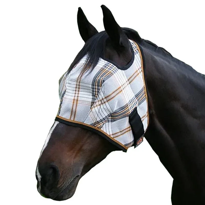 Kensington Fly Mask with Web Trim Large Deluxe Hun