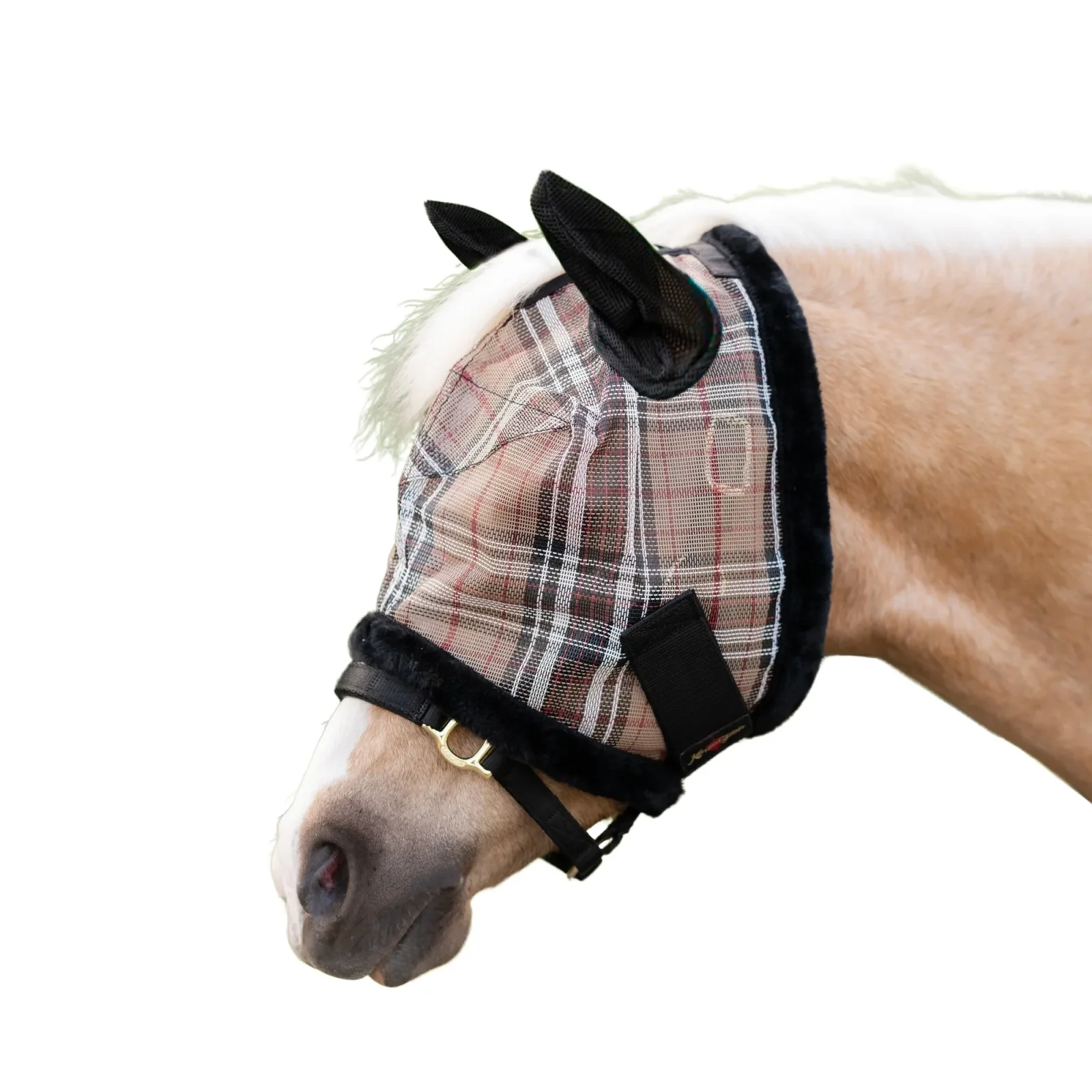 Kensington Pony Signature Fly Mask with Plush Fleece - Image 2