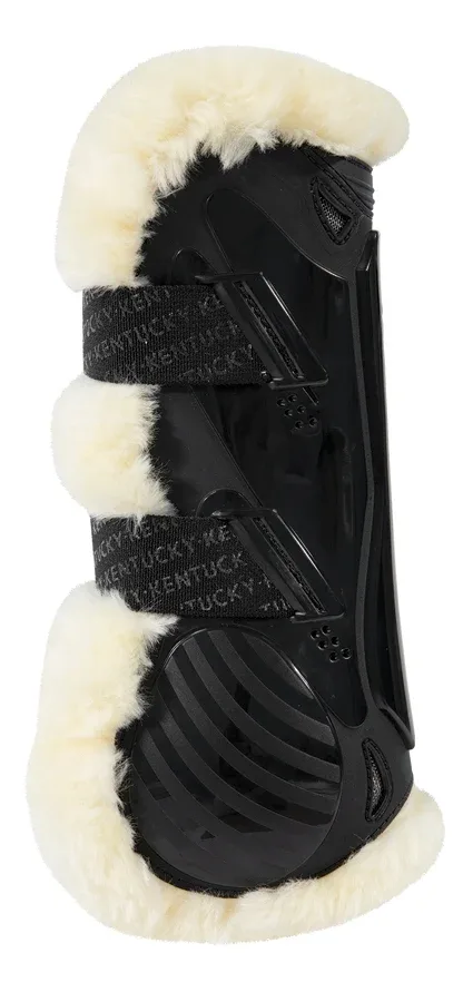 Kentucky Horsewear Vegan Sheepskin Elastic Tendon Boots with Bamboo - Image 2