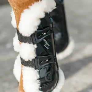 Kentucky Horsewear Vegan Sheepskin Elastic Tendon Boots with Bamboo