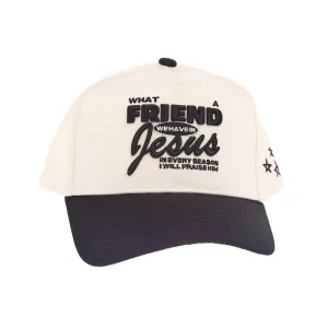Kenzkustomz Friend In Jesus Black Vintage Trucker Cap