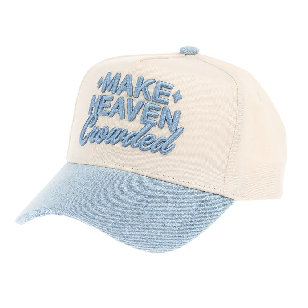 Kenzkustomz Make Heaven Crowded Denim Blue Trucker Cap - Image 2