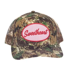 Kenzkustomz Sweetheart Camo Vintage Trucker Cap