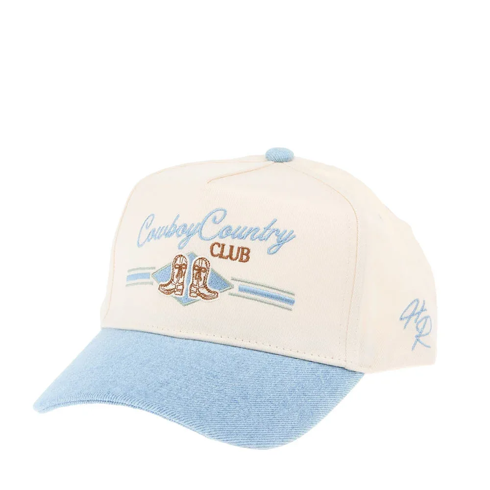 Kenzkustomz Women's Denim Cowboy Country Club Cap - Image 2