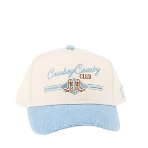 Kenzkustomz Women's Denim Cowboy Country Club Cap