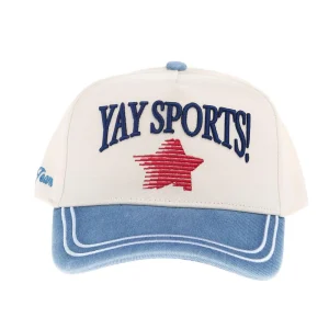 Kenzkustomz Yay Sports Denim Blue Vintage Trucker Cap