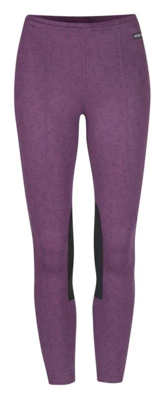 Kerrits Kids Performance Knee Patch Tights Small F - Image 2
