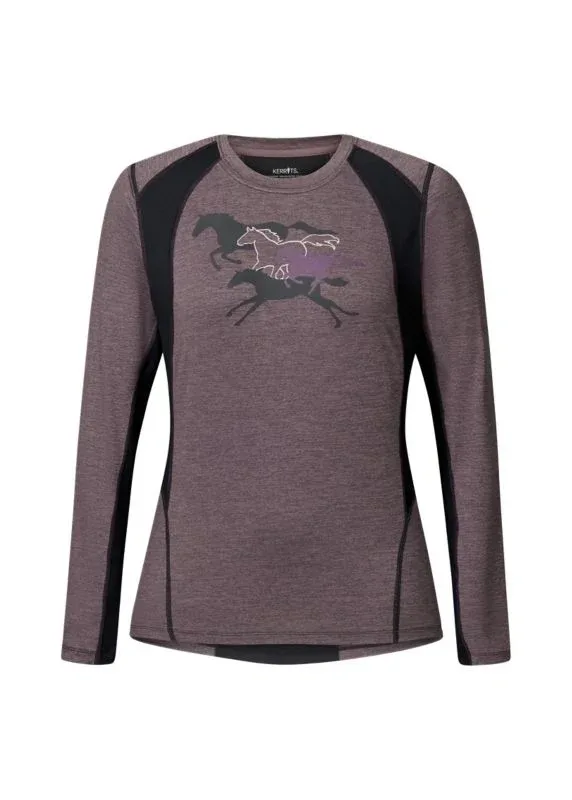 Kerrits Ladies Round Up Base Layer Top - Image 2