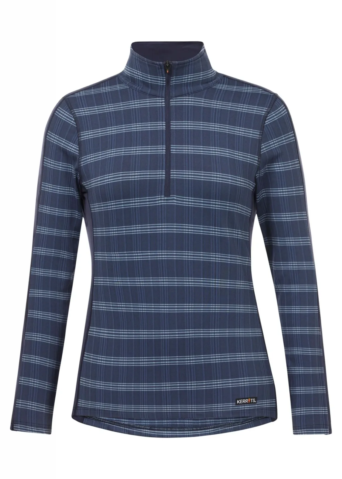 Kerrits Stretch Plaid Quarter Zip Top - Image 2
