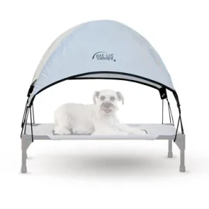 K&H Pet Products Pet Cot Canopy Medium Gray 25" x 32" x 23"