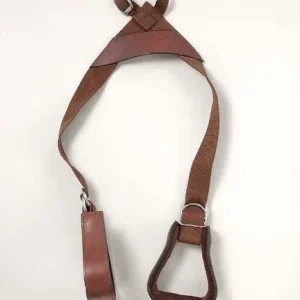 Kid Nylon Slip-On Stirrup Set Leather Stirrup Brn