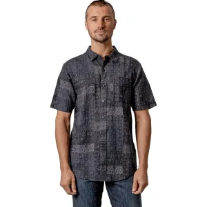 Kimes Ranch Mens Black Barret Button Shirt