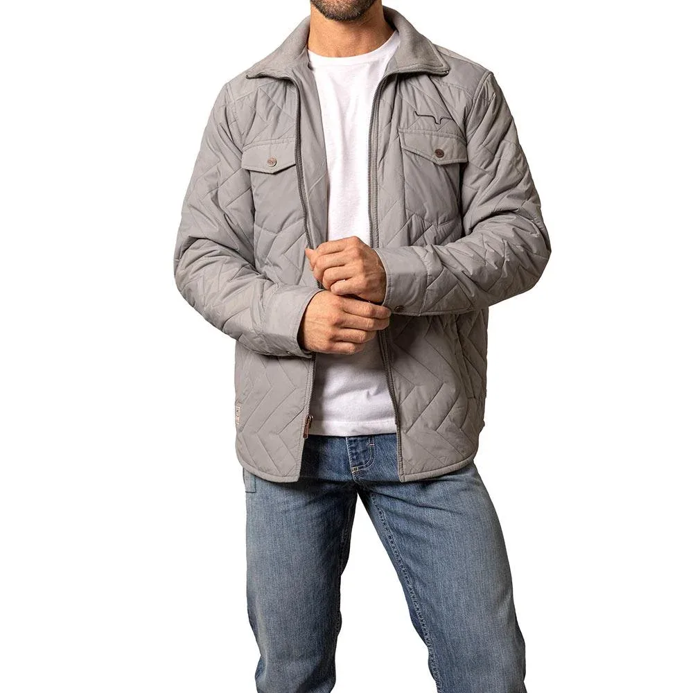 Kimes Ranch Men's Grey Skink Shacket