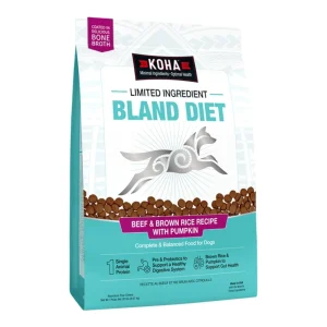 Koha Dog Limited Ingredient Bland Diet Beef Brown Rice, 20 lb