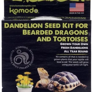 Komodo Dandelion Seed Kit for Bearded Dragons and Tortoises