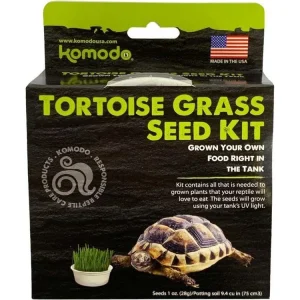 Komodo Grow Your Own Grass Seed Kit for Tortoise 6.5 in