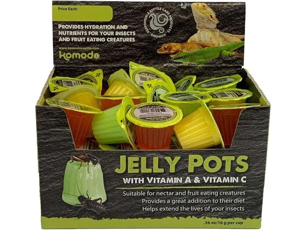 Komodo Jelly Pots Insect Food Fruit Flavor 1ea/0.56Oz Per Cup, - Image 2