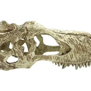 Komodo T-Rex Skull Reptile Hideout Tan XL