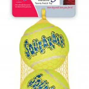 KONG Air Dog Squeaker Tennis Ball Dog Toy 2pk LG