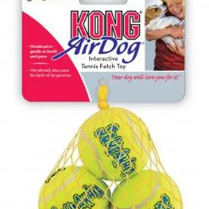 KONG Air Dog Squeaker Tennis Ball Dog Toy 3pk SM