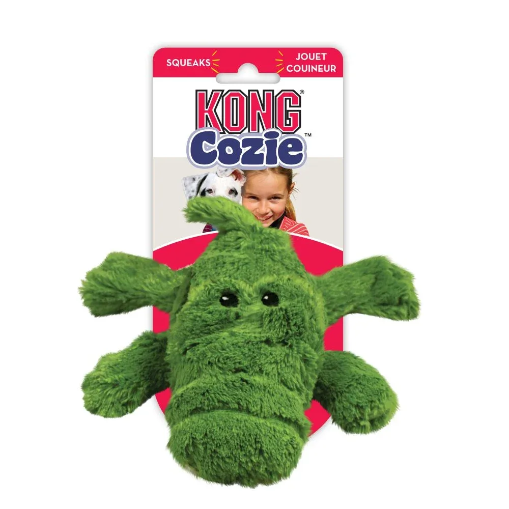 KONG Ali Alligator Cozie Plush Dog Toy - Image 2