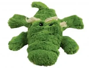 KONG Cozie Ali Alligator Plush Dog Toy Green MD - Image 2