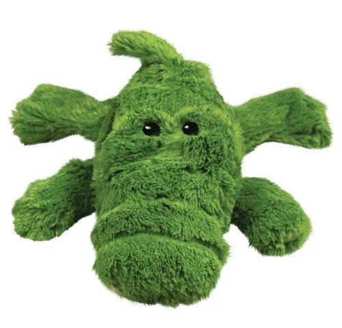 KONG Cozie Ali Alligator Plush Dog Toy Green SM - Image 2