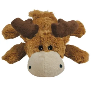 KONG Cozie Marvin Moose Plush Dog Toy Brown SM