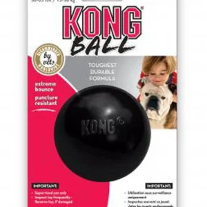 KONG Extreme Ball Dog Toy Black MD/LG