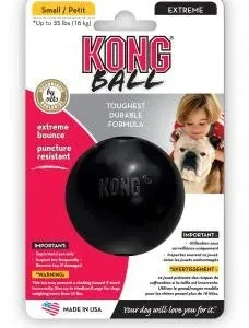 KONG Extreme Ball Dog Toy Black SM