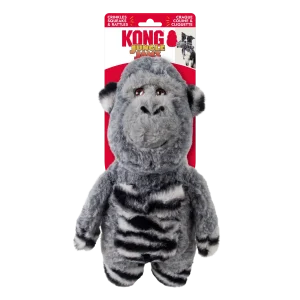 KONG Jungle Jamz Gorilla Dog Toy Grey Medium/Large
