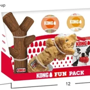 KONG Kong Fun Pack Medium Dog Toy Display Medium