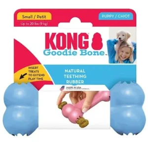 KONG Puppy Goodie Bone with Rope XS Dog Toy