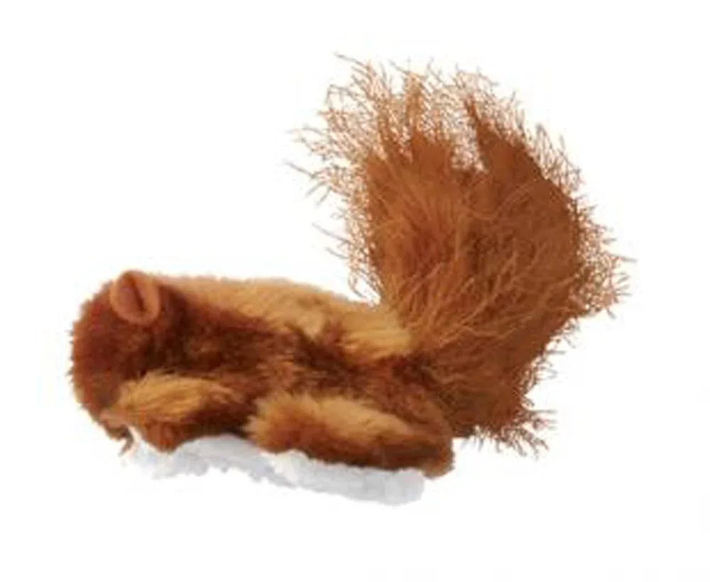 KONG Refillables Catnip Squirrel Cat Toy Brown One Size