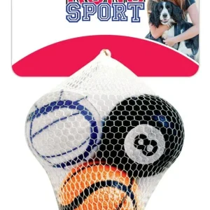 KONG Sport Balls Dog Toy Assorted 3pk MD