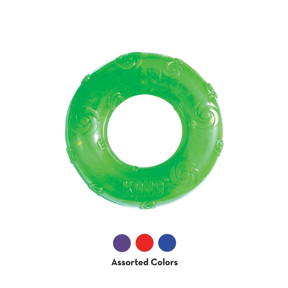 KONG Squeezz Ring Dog Toy - Image 2