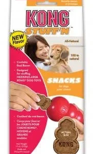 KONG Stuff'N Snacks Dog Treats Bacon & Cheese LG 12oz