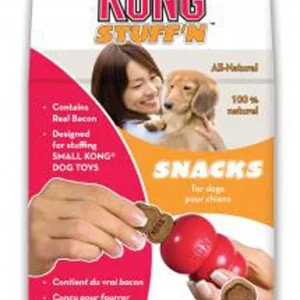 KONG Stuff'N Snacks Dog Treats Bacon & Cheese SM 8oz
