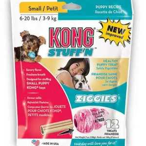 KONG Stuff'N Ziggies Puppy Treat 7oz 12ct SM