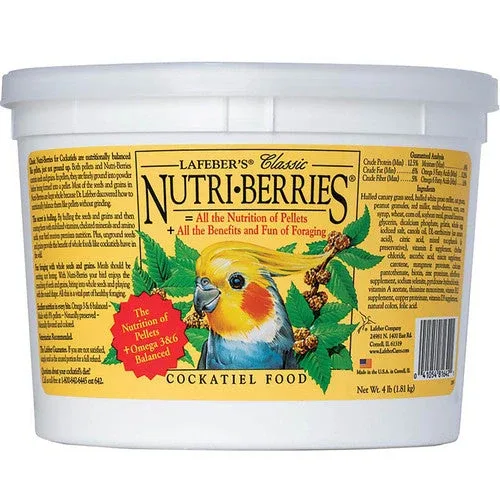 Lafeber Company Classic Nutri-Berries Cockatiel Food 4lb - Image 2