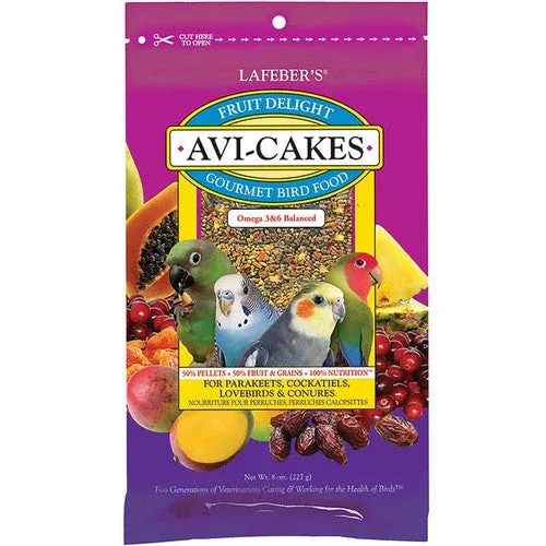Lafeber Company Fruit Delight Avi-Cakes Small Birds Treat 8oz - Image 2