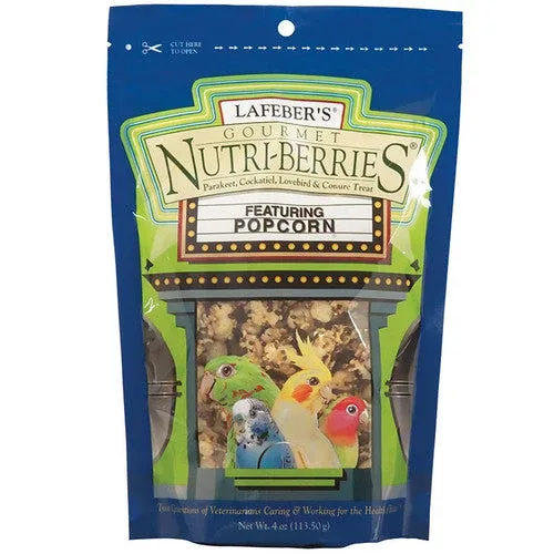 Lafeber Company Nutri-Berries Popcorn Cockatiel Treat 4oz - Image 2